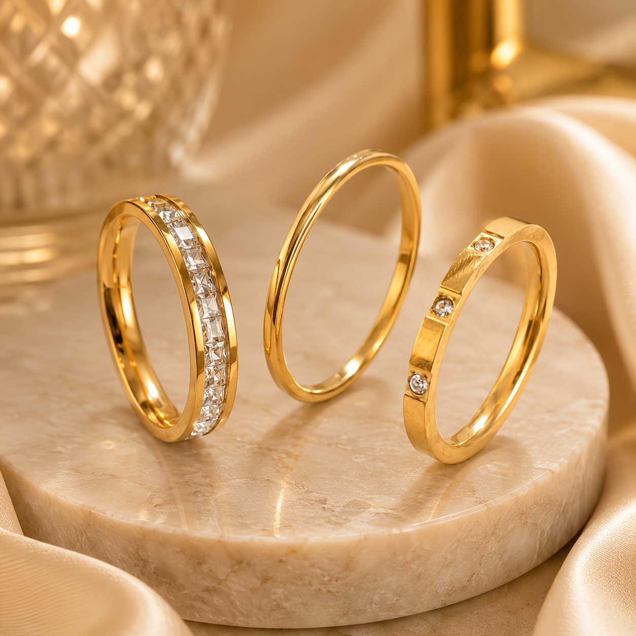 4pc Outfit Jewelry Set, Multi-Piece Stackable Accessories